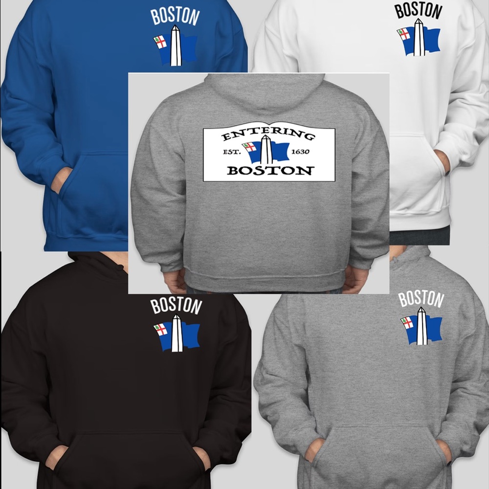 Bunker Hill Monument Themed Hoodie